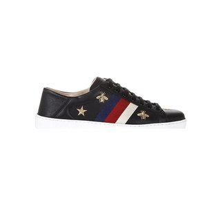 Gucci ACE Embroidered Bees and Stars sz 10.5 US